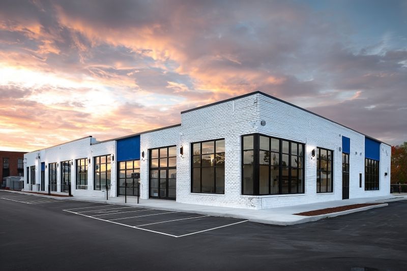 Brick Building Staining