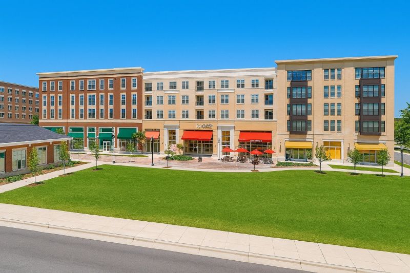 Brick Building Staining